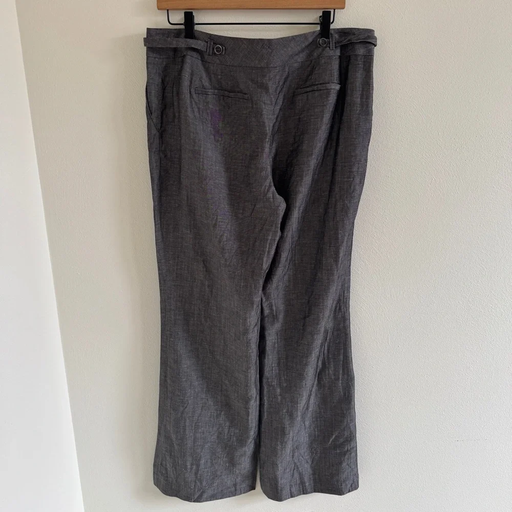 Ann Taylor Margo Wool & Linen Trouser Pants 14